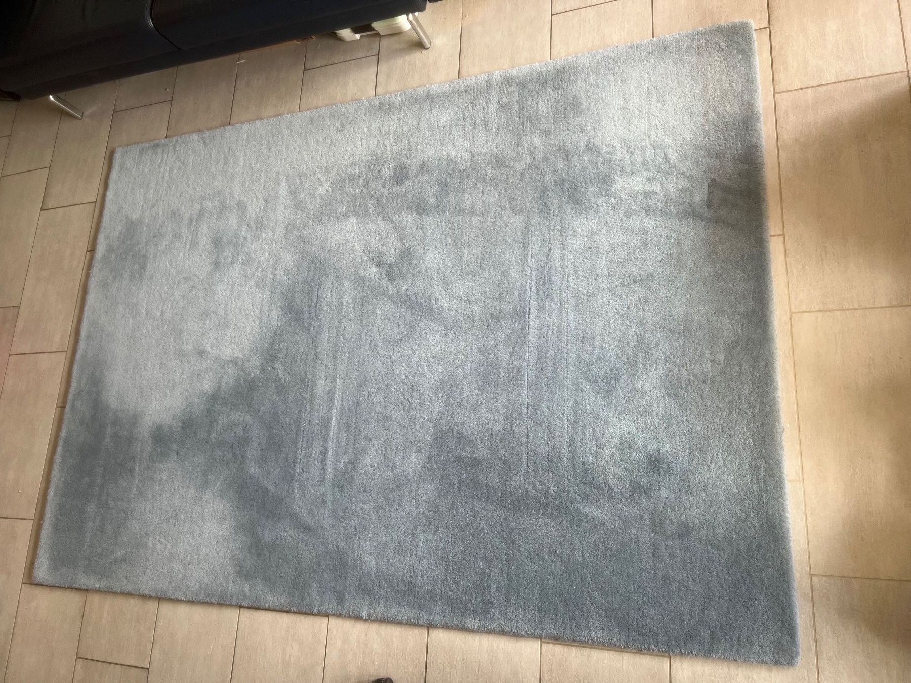 Tappeti: Hellblauer Teppich 100% Wolle, 160x230cm – Usato da Hinterkappelen venduto da rum_y52q 1