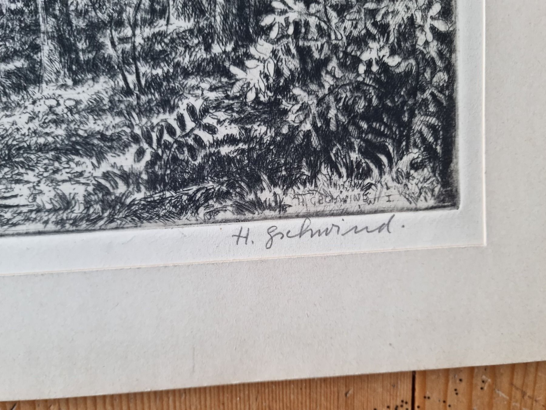 Incisioni: H.Gschwind Ort im Thurgau – Usato da Trachslau venduto da bastet06 2