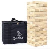 KOOR Jenga XXL – Grosses Holz-Geschicklichkeitsspiel