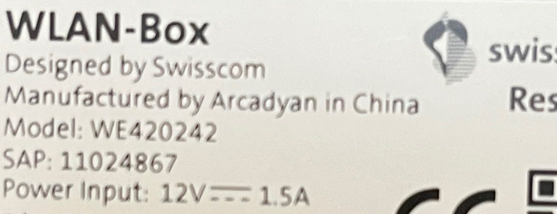 Swisscom Wlan: Swisscom WLAN BOX – Gebraucht aus La Plaine von sil4555 2