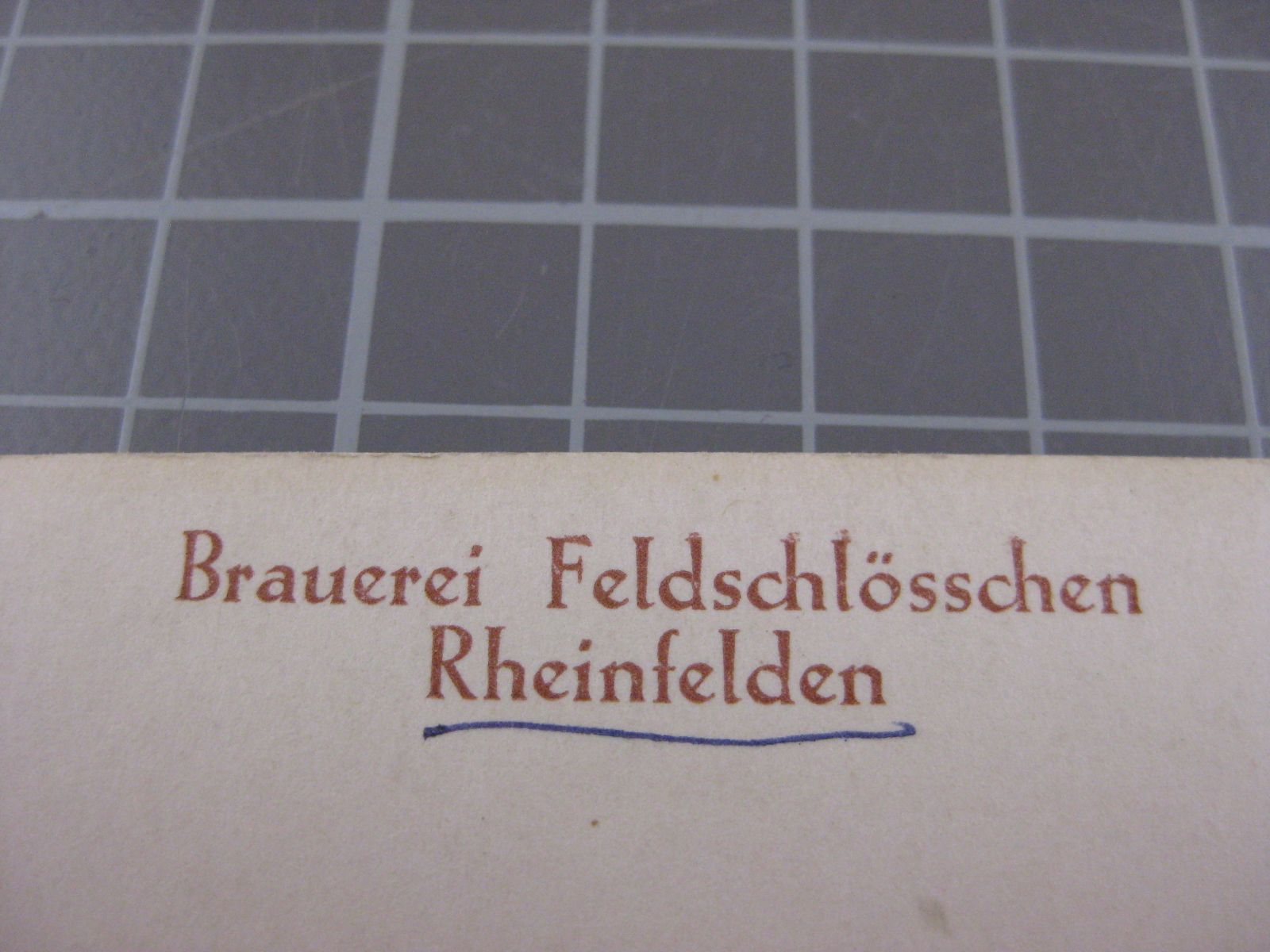 Cartoline postali: Rheinfelden Brauerei Feldschlösschen – Usato da Malters venduto da Marosko 2