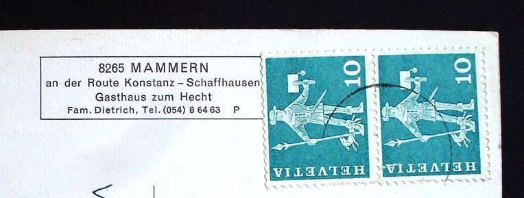 Cartoline postali: MAMMERN am Untersee - Schiff Thurgau – Usato da Jona venduto da philajona 1