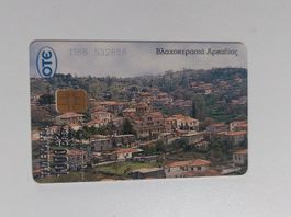 OTE Telefonkarte Griechenland, Motiv: Vlachokerasia Arkadias