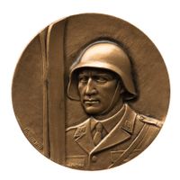 Medaille Schweiz Militär Militaire GEB. BR. 12 1959
