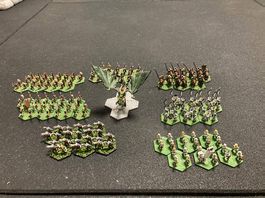 Lot de figurines Demonworld peintes (elfes)
