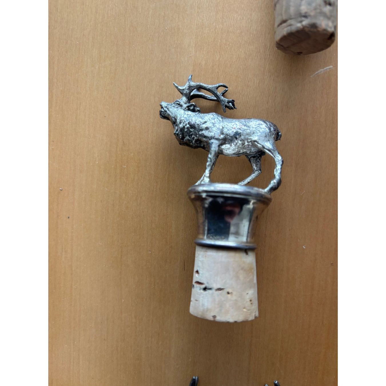 Flaschenöffner & -verschlüsse: Silberkorken - Antik - Vollsilber - gestempelt – Gebraucht aus Stadel von ari_5sb6 5