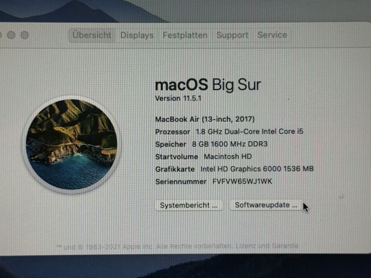 Apple Notebook: Apple MacBook Air 13 2017 – Usato da Würenlos venduto da Janoan68 1