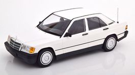 Mercedes-Benz 190 E W201 Phase I 1982-1988 weiss / schwarz