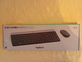 LOGITECH  Slim Combo MK470 kabellose Tastatur & Maus