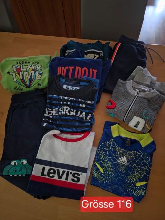 Kleiderpaket Junge Grösse 116 gebraucht verschiedene Marken
