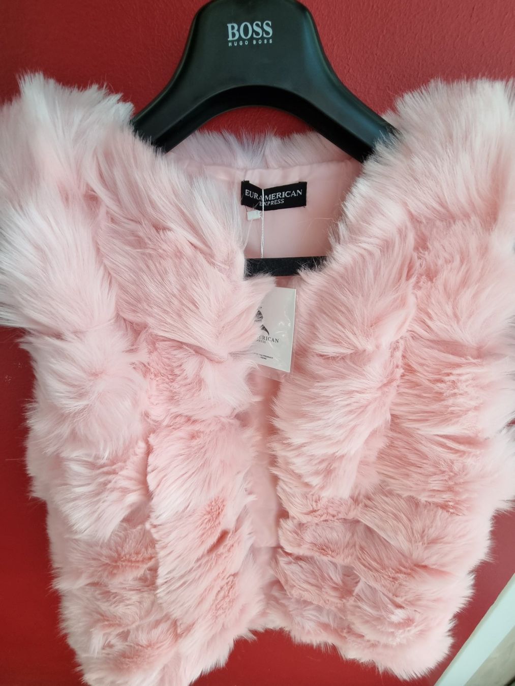 Gilets & Westen: Langes Rosa Kunstfell Gilet S/M – Neu (gemäss Beschreibung) aus Bassersdorf von Sandy456 3