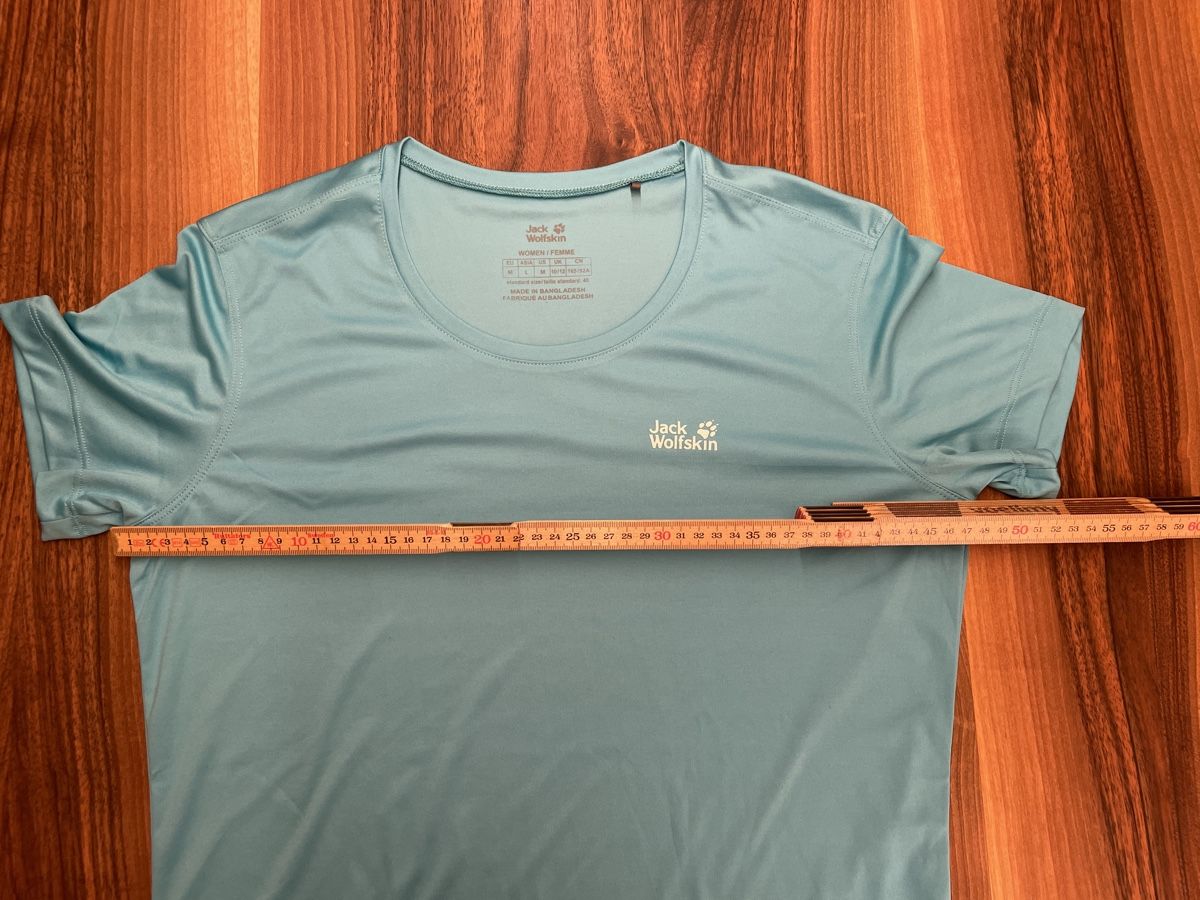 Jack Wolfskin T-shirt: Tshirt Jack Wolfskin M türkis – Usato da Basel venduto da pilzliii 1