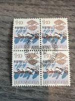 Schweizer Briefmarken, 4er Block, Helvetia, 1.10 Fr. 48