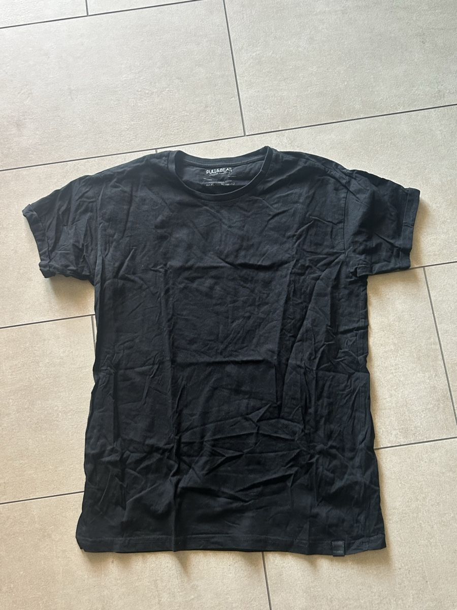 Pull&Bear T-Shirts: Schwarzes T-shirt Herren Pull&Bear – Neu (gemäss Beschreibung) aus Maisprach von _aliciarebecca_