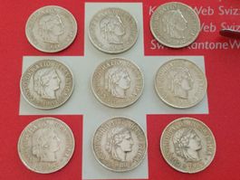 5 Rappen 1981 - 1989 komplett