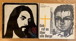 2 Schallplatten Jesus Christ Superstar und Ernst Sieber