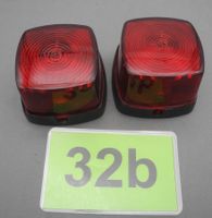 2 Stk. Aspöck Oldtimer Rückstrahler Positionslichter, Nr.32b