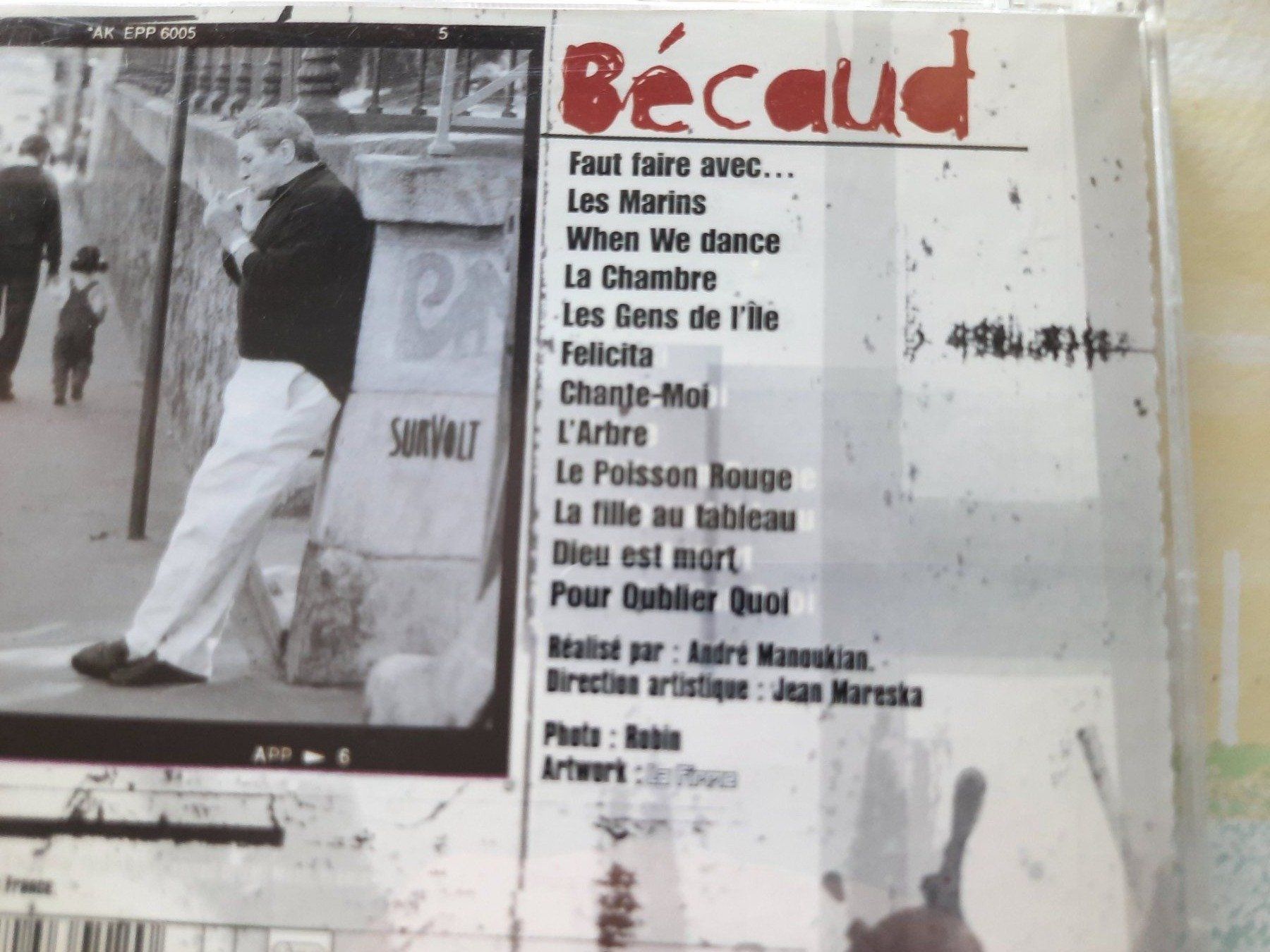 CD: CD Bécaud - Faut faire avec – Usato da Pully venduto da bro_n52j 2