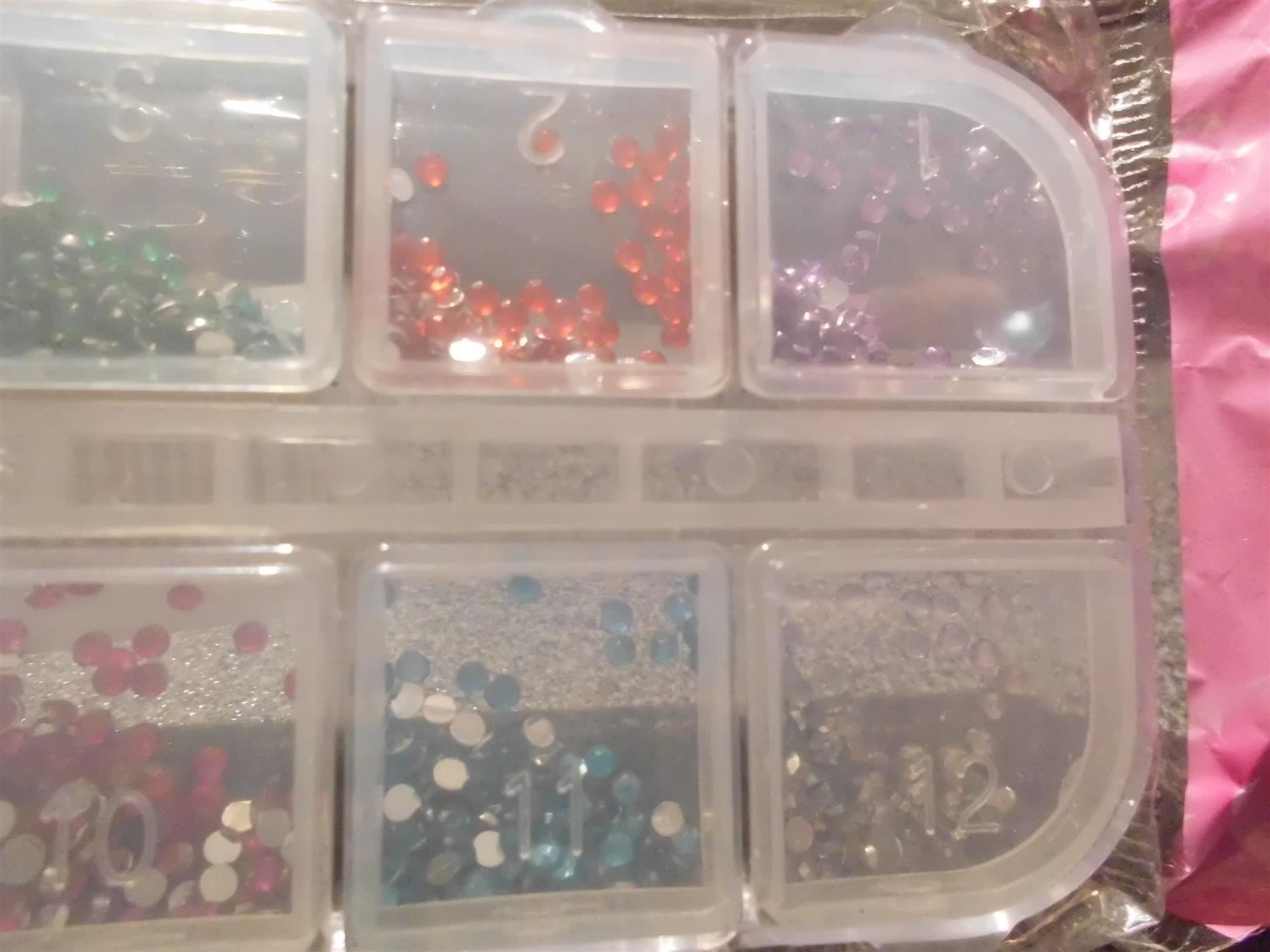 Bastelsets: Glitzersteinchen verschiedene Farben – Neu und originalverpackt aus Zürich von abraxas1291 3