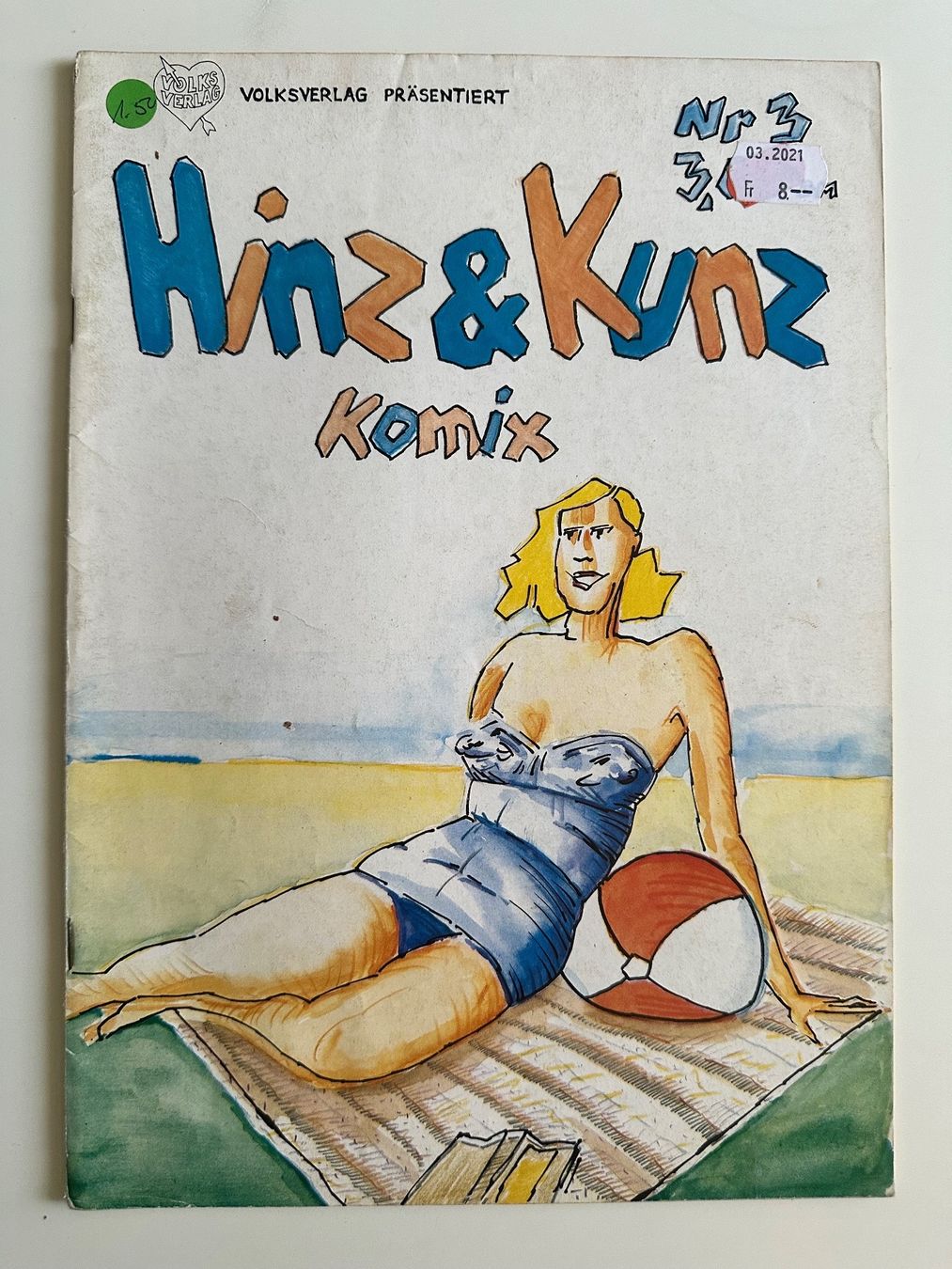 Fumetti: Hinz & Kunz Comix Nr.3 Softcover – Usato da Münsingen venduto da Ganjam