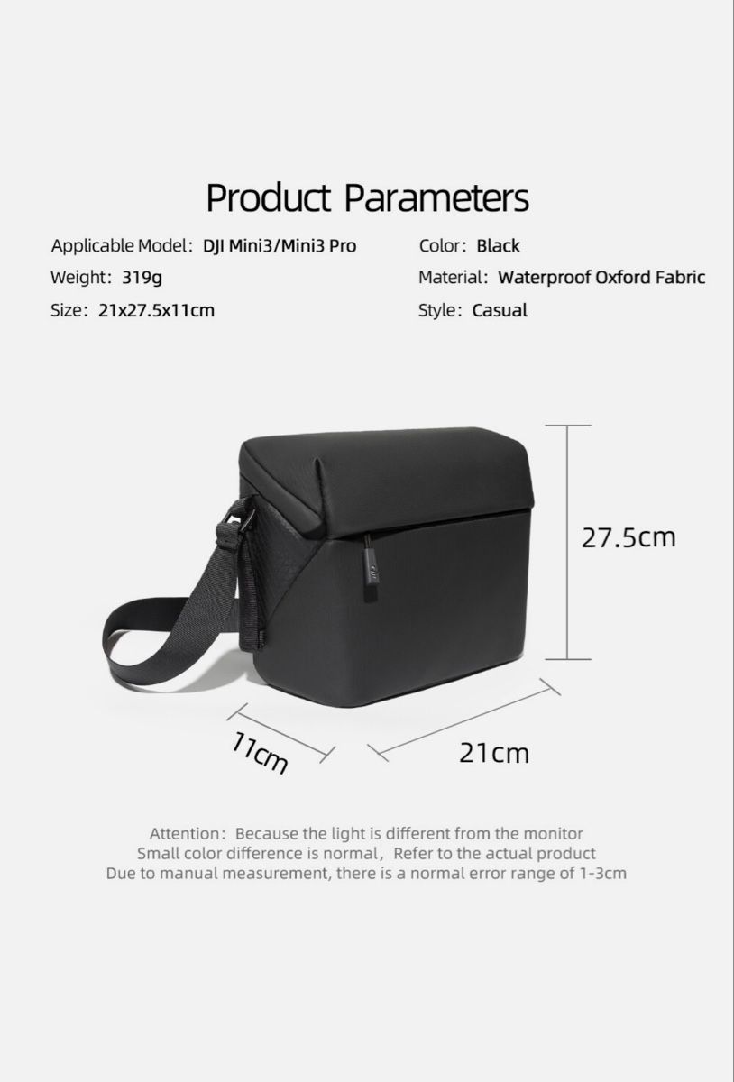 Sacs: Tasche DJI Mini3/Mini3 Pro schwarz wasserdicht Oxford – Neuf (Voir description) à Bern par Lara048 1