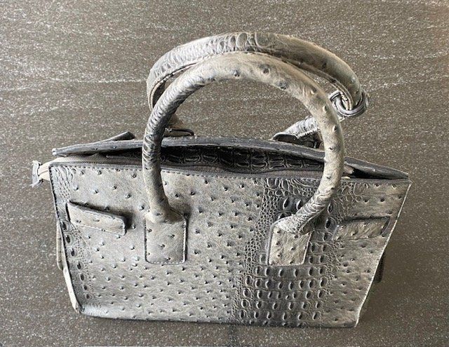 Taschen für Damen: Schicke Damenhandtasche Straussenleder Optik – Gebraucht aus Ergisch von July64 1