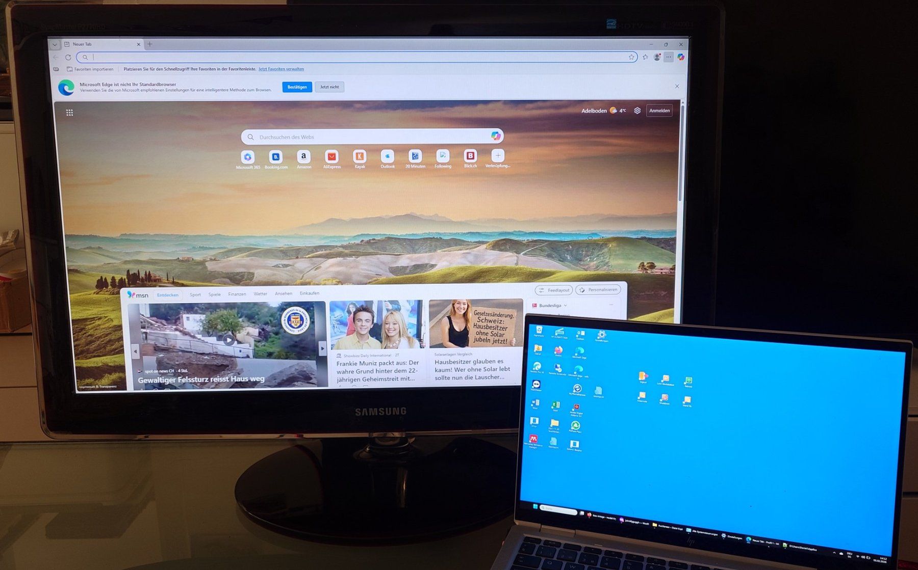 Samsung Monitor: Samsung SyncMaster P2770HD 27" Monitor mit TV-Tuner & Boxen – Usato da Ostermundigen venduto da Chrisascht 3