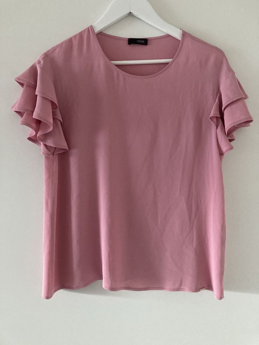 Cinque Camicette: Damen Bluse Cinque Grösse M mit kleinem Löchlein – Usato da Zürich venduto da Timbera