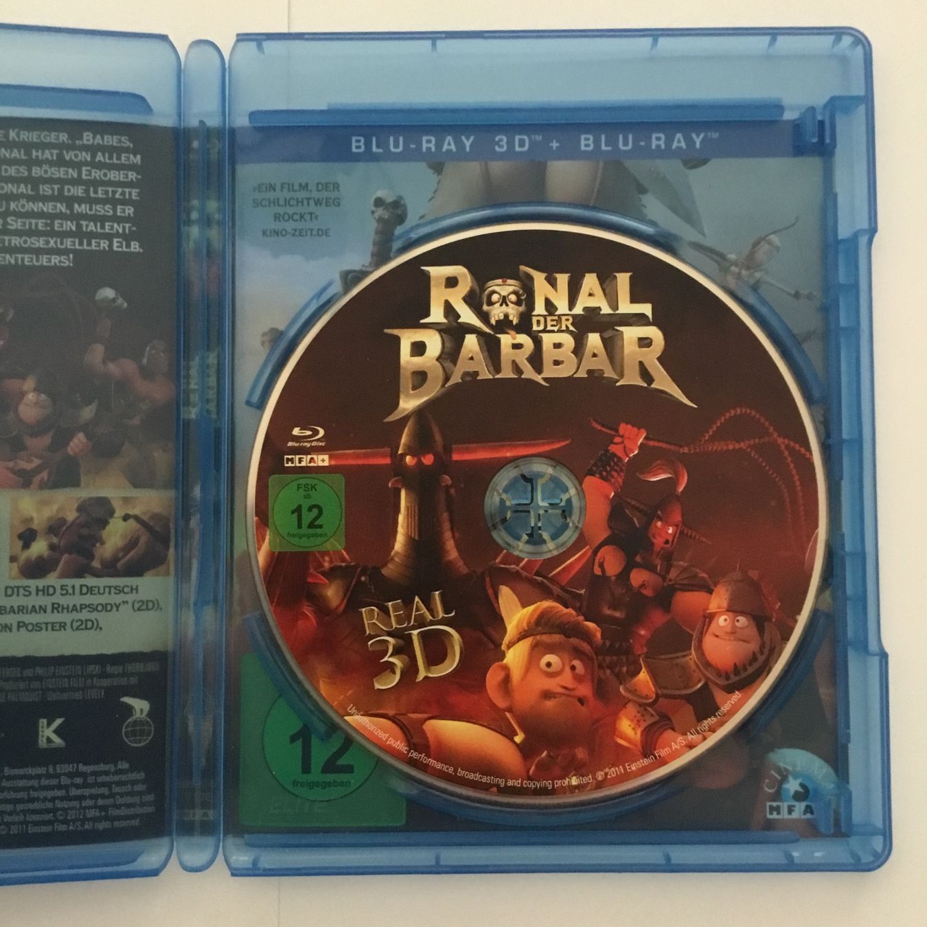 Tutti i DVDs: Ronal der Barbar Blu Ray 3D+2D Neu Wertig – Nuovo (secondo la descrizione) da Blauen venduto da sternchen66 2