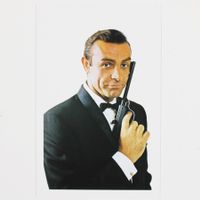 Postkarte James Bond Sean Connery Liebesgrüsse aus Moskau