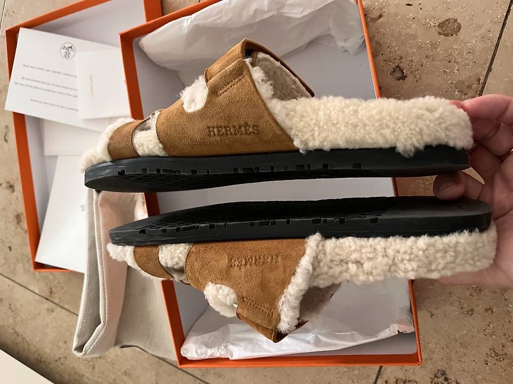 Hermès Scarpe da donna: Hermès Chypre 38 – Usato da Sion venduto da Jeannine10 3