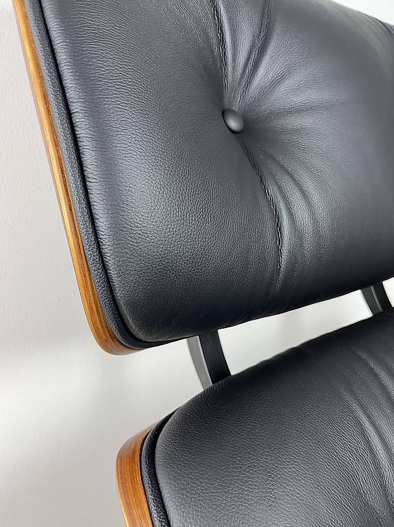 Poltrone: Designer Lounge Sessel und Ottoman - Echtes Leder – Nuovo e nell'imballaggio originale da Münchenstein venduto da AndreHaus 3