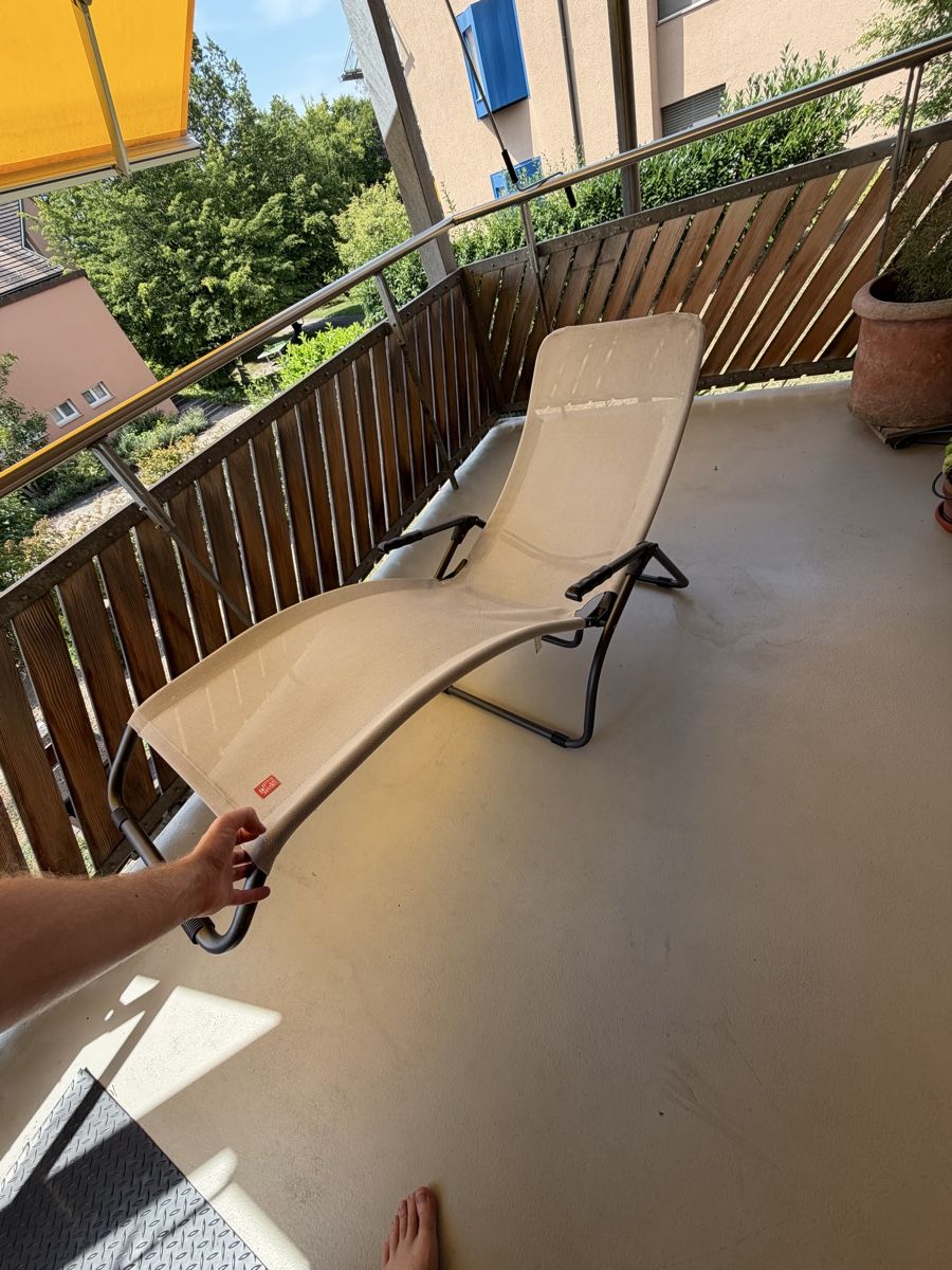 Fiam Chaises longues: Fiam Terrassenliege hellgrau – D'occasion à Zumikon par fbi10 2