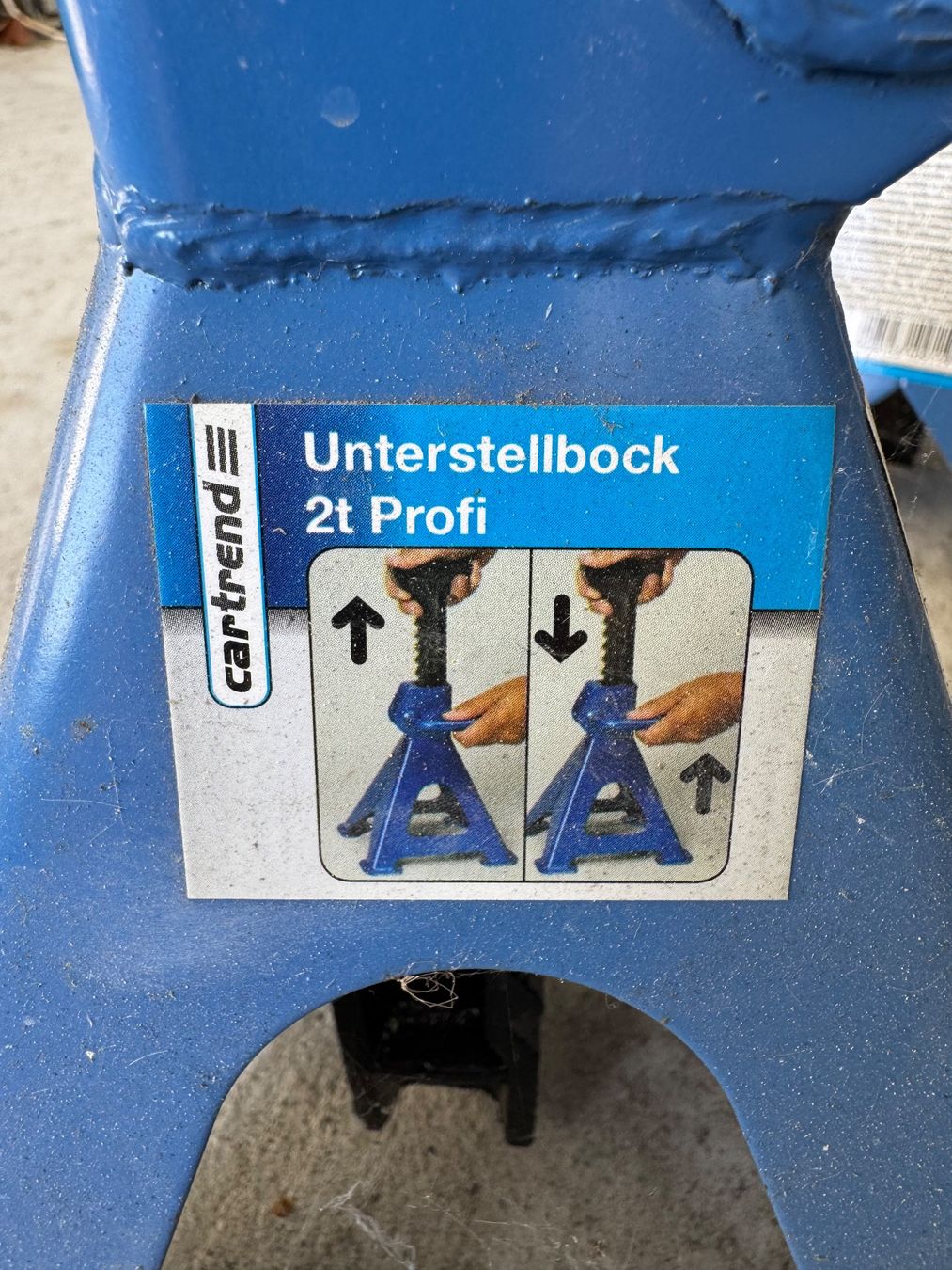 Tutti gli attrezzi: 8x Cartrend Unterstellbock Profi 2 t – Usato da Mörschwil venduto da Y.Eberle 1