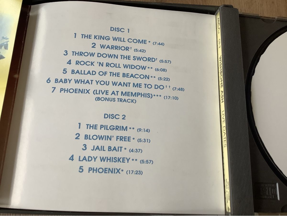 CD: Wishbone Ash Live Dates Doppel-CD – Usato da herzogenbuchsee venduto da HIFIANER 4