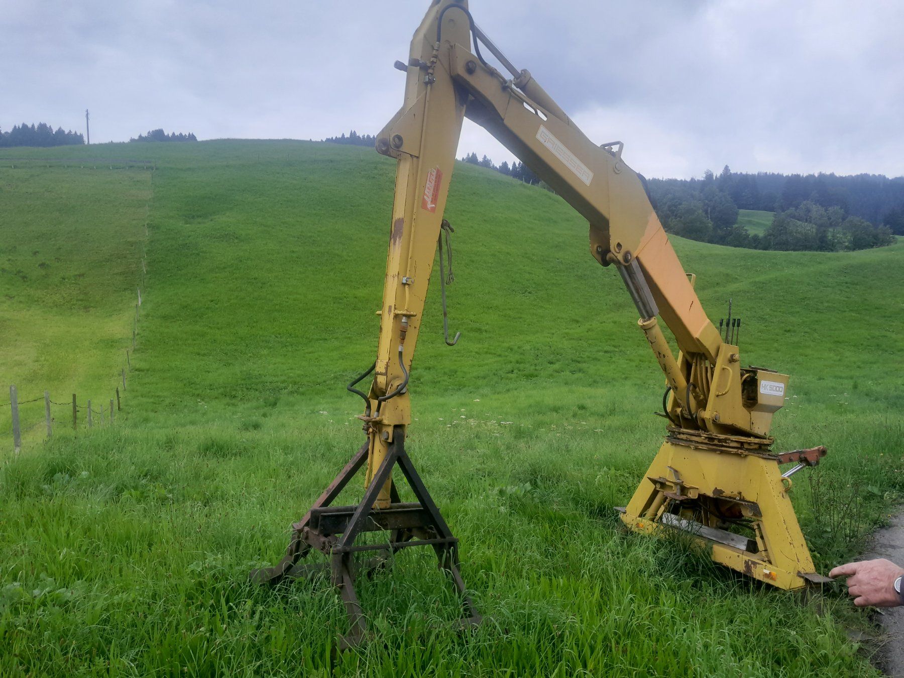 Gru: Griesser Mistkran – Usato da Oberiberg venduto da Aebi94 1