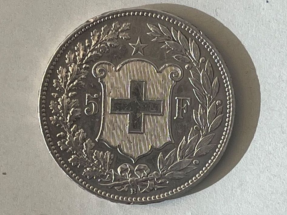Tutti le monete: 5 Franken 1909 – Usato da Tägerwilen venduto da Beata1sager