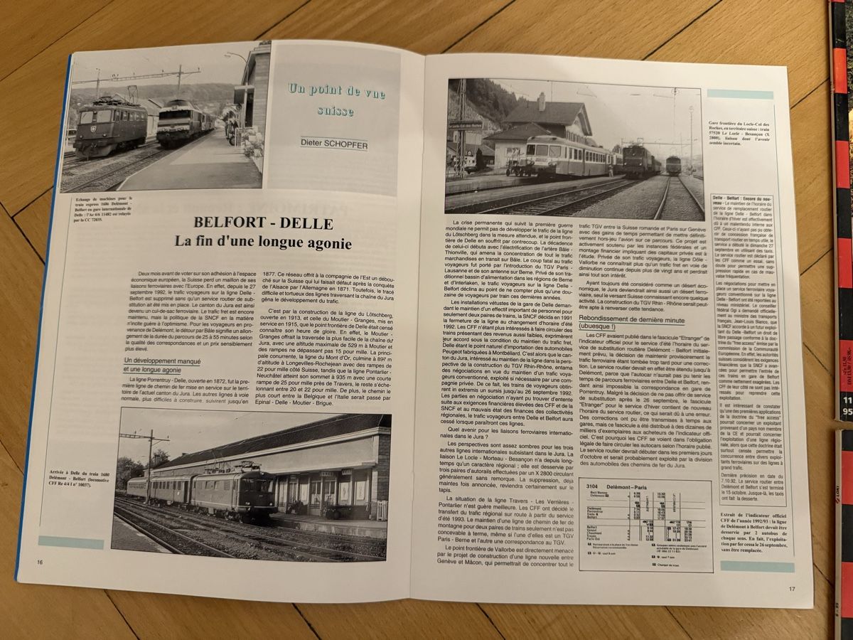 Riviste & Magazine: 7 verschiedene Eisenbahn Revues – Usato da Biel/Bienne venduto da fxgindrat82 2