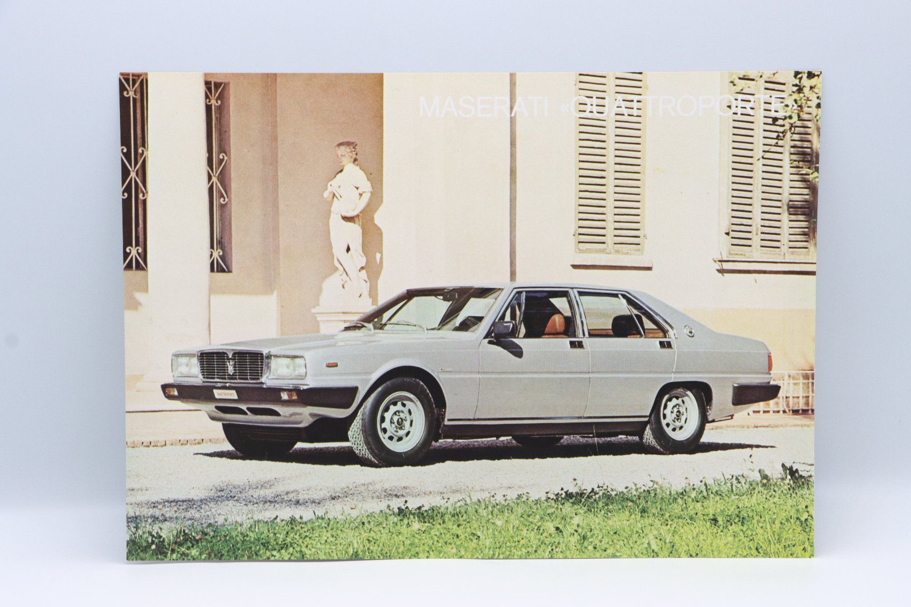 Maserati Documenti: Maserati Quattroporte 1978 Prospektblatt – Usato da Bühl b.Aarberg venduto da Collectorpassions