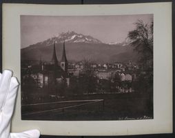 Fotografie Luzern, Blick nach der Stadt 