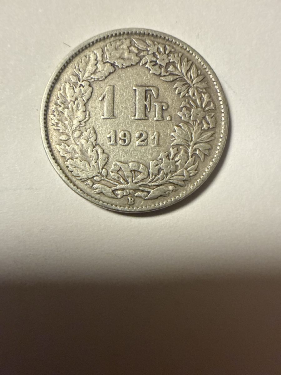 Toutes les monnaies: 1 Franken Silbermünze 1921 – D'occasion à Appenzell par Wumo74