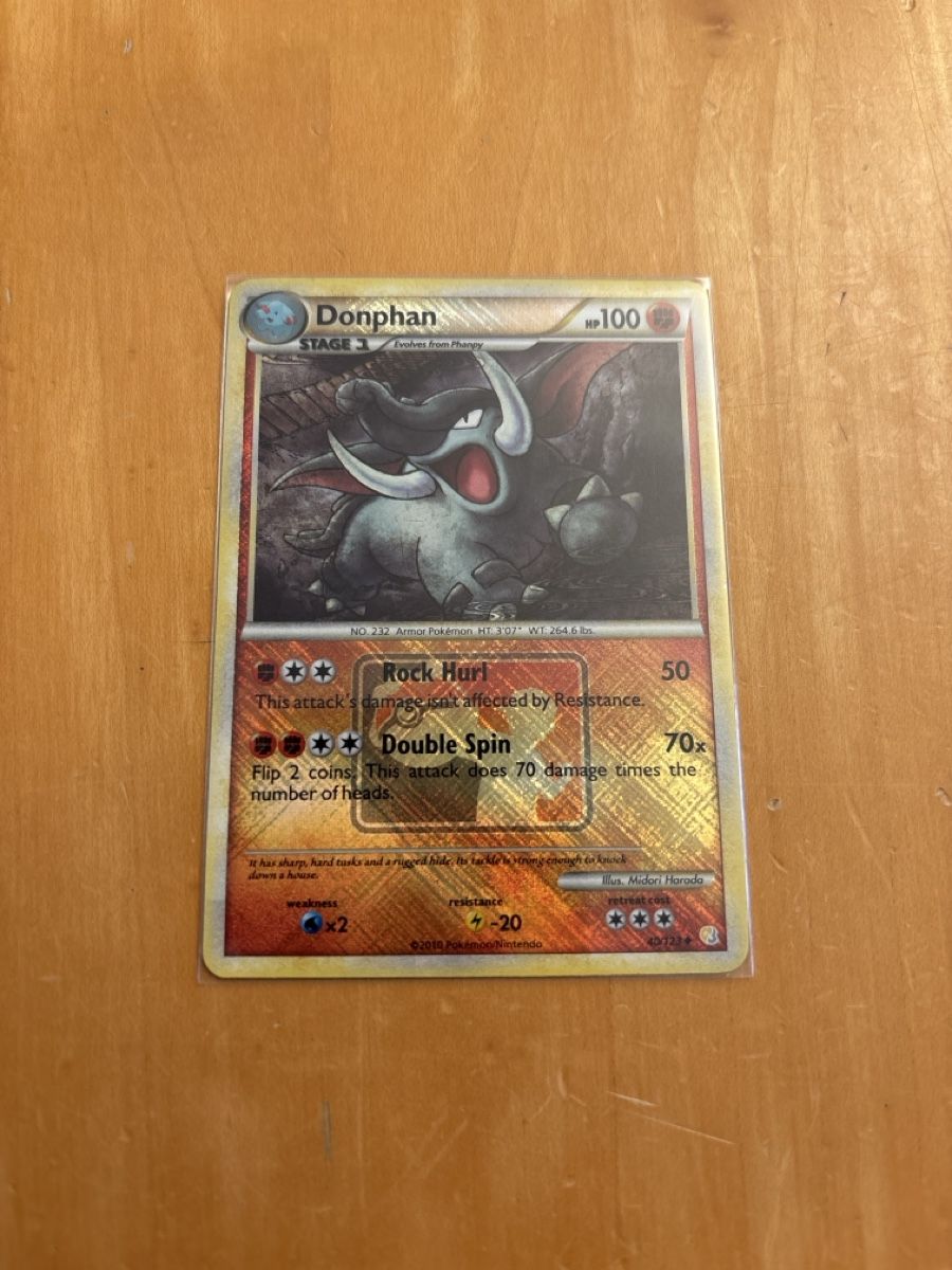 Pokémon Sammelbilder & Trading cards: Pokemon Karte Donphan 40/123 – Gebraucht aus Dättwil AG von indeed22