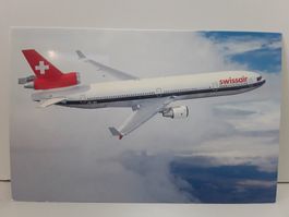 6  x __ SWISSAIR __ McDonnell Douglas MD-11 __ Postkarten
