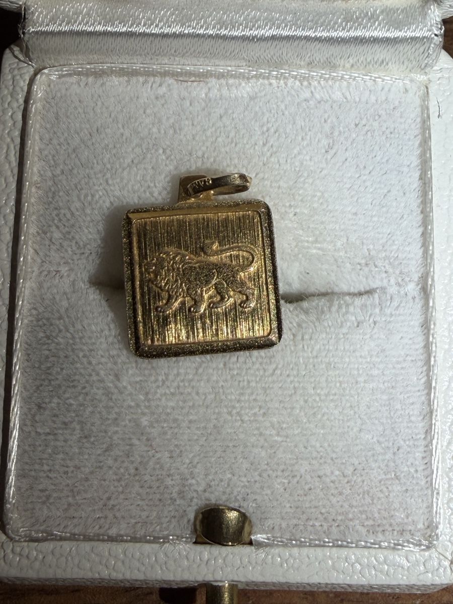 Ciondoli: Gold Anhänger Sternzeichen Löwe – Usato da Walchwil venduto da lion1366 1