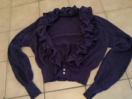 Boléro violet Benetton gr. S