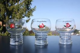 60er Jahre Obstsaftgläser Mosterei Hungerbühler Romanshorn