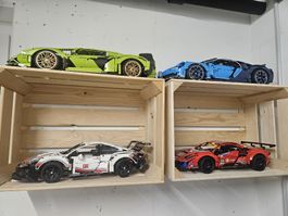 4 Stück - Lego Technic / Fahrzeuge (zusammengebaut)