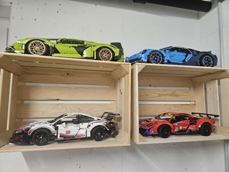 4 Stück - Lego Technic / Fahrzeuge (zusammengebaut)