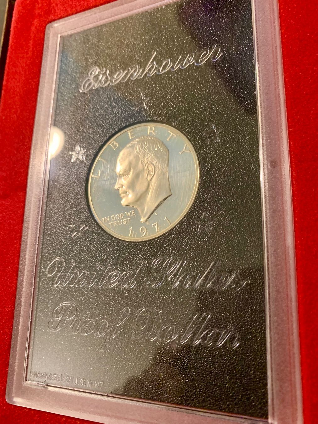 Alle Münzen: 1971 Eisenhower Silver Proof US DOLLAR Argento 0.400. – Gebraucht aus Vacallo von Ro-Ma76 1