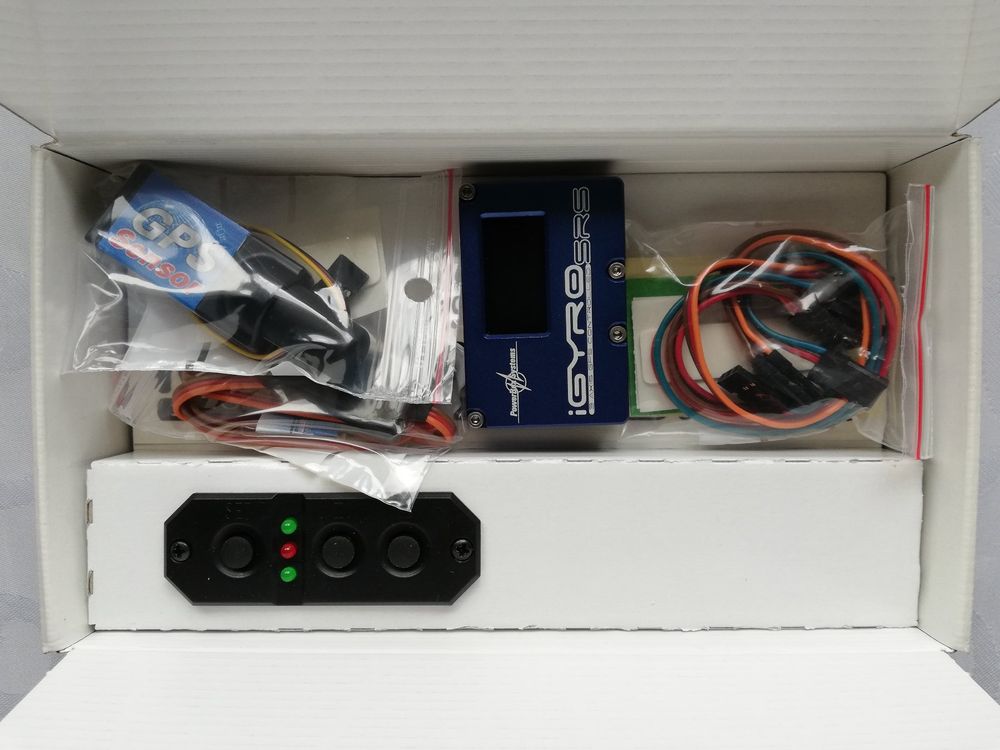 PowerBox iGyro SRS inkl. GPS & Sensorschalter (Neu und originalverpackt ...